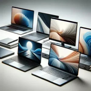Modern laptops for students showcasing sleek designs for aerospace engineering studies.